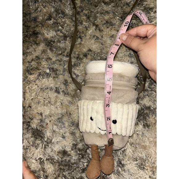 Jellycat Amusable Coffee To Go Bag Soft Plush Purse Phone Accessories Travel - Picture 4 of 8